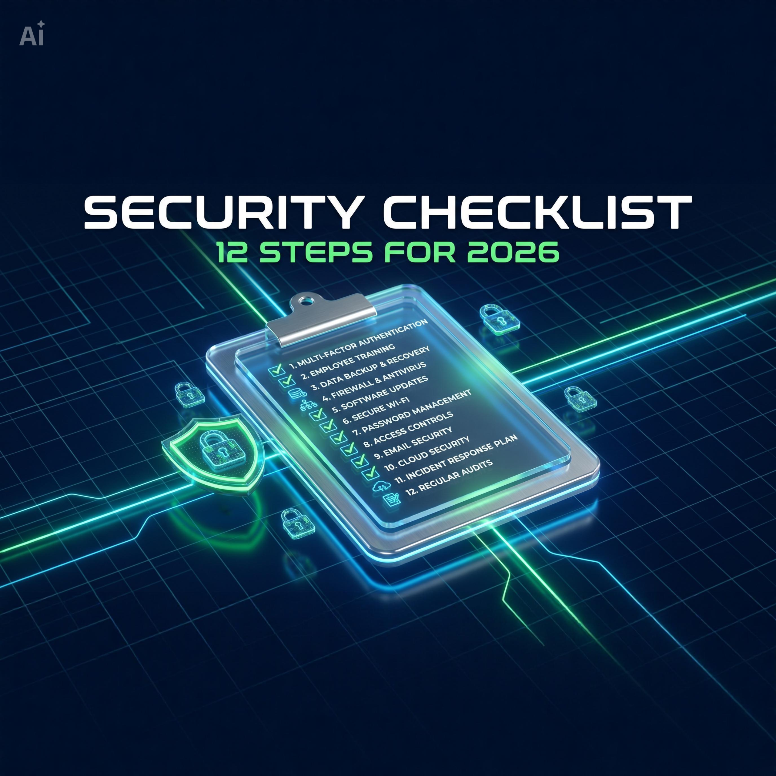 cybersecurity checklist